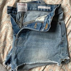 Frame Rigid Re-Release Le Original Denim Shorts